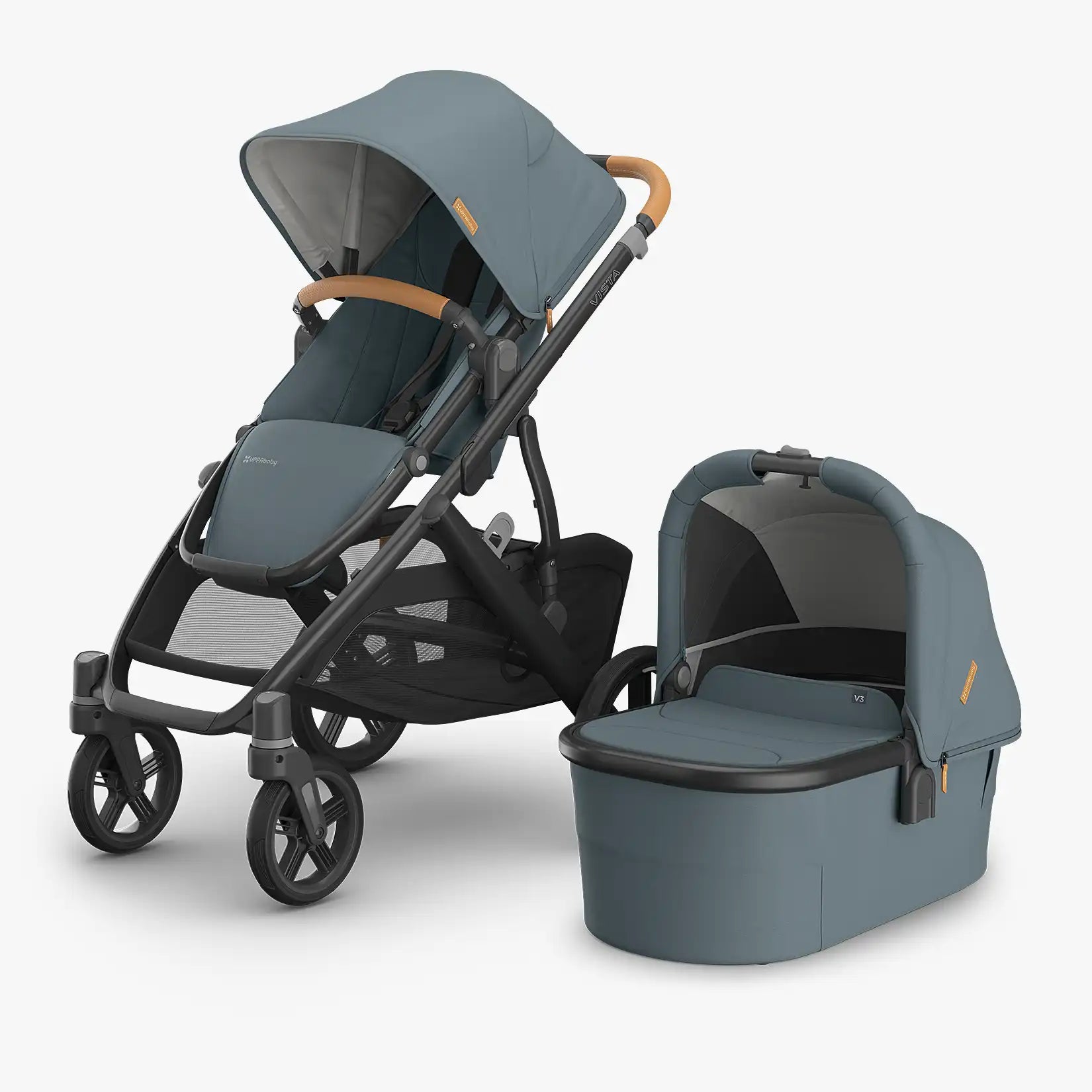 Vista® V3 - Full Size Single-to-Double Stroller System