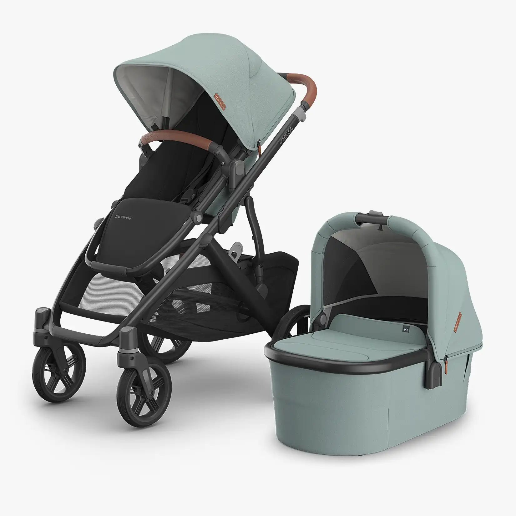 Vista® V3 - Full Size Single-to-Double Stroller System