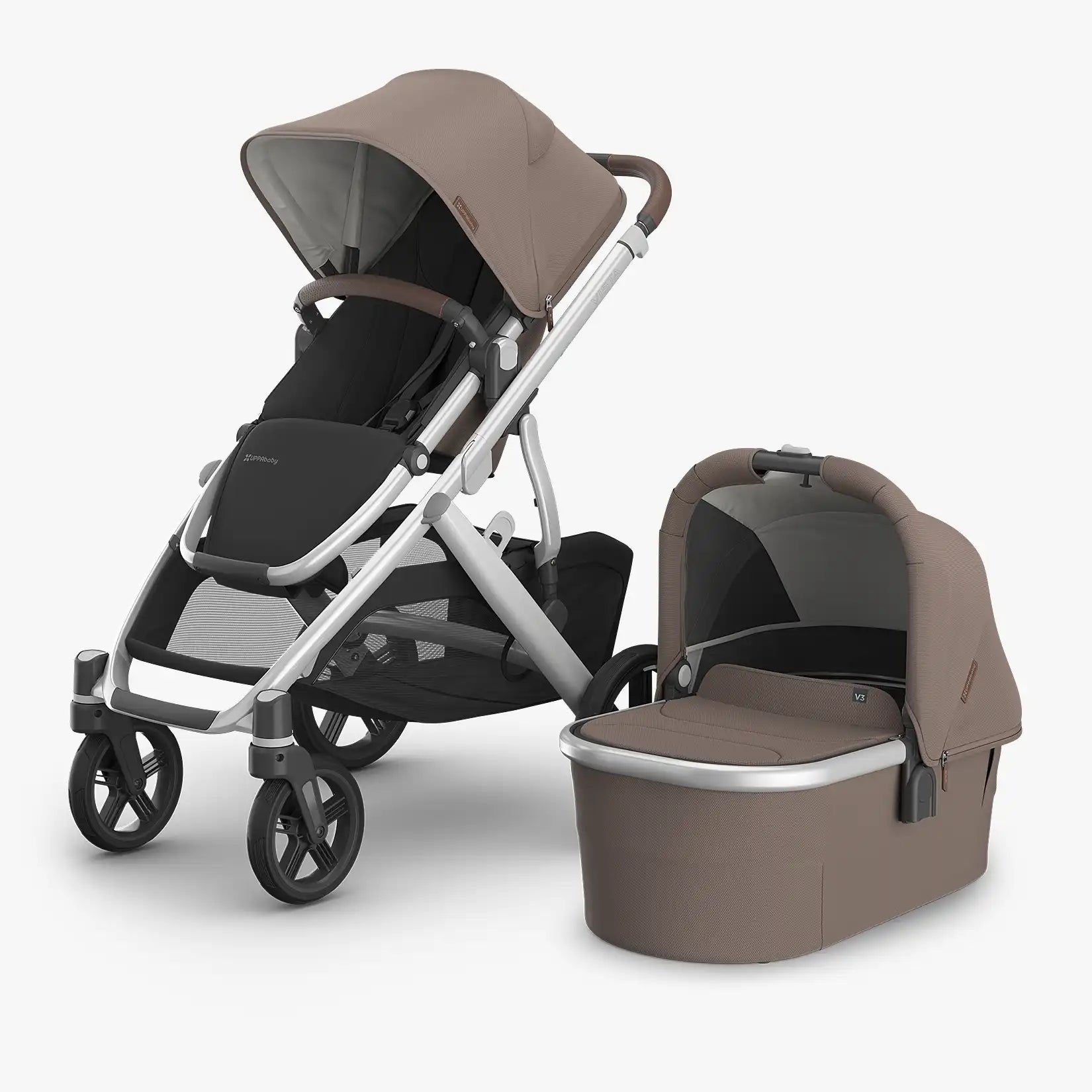 Vista® V3 - Full Size Single-to-Double Stroller System