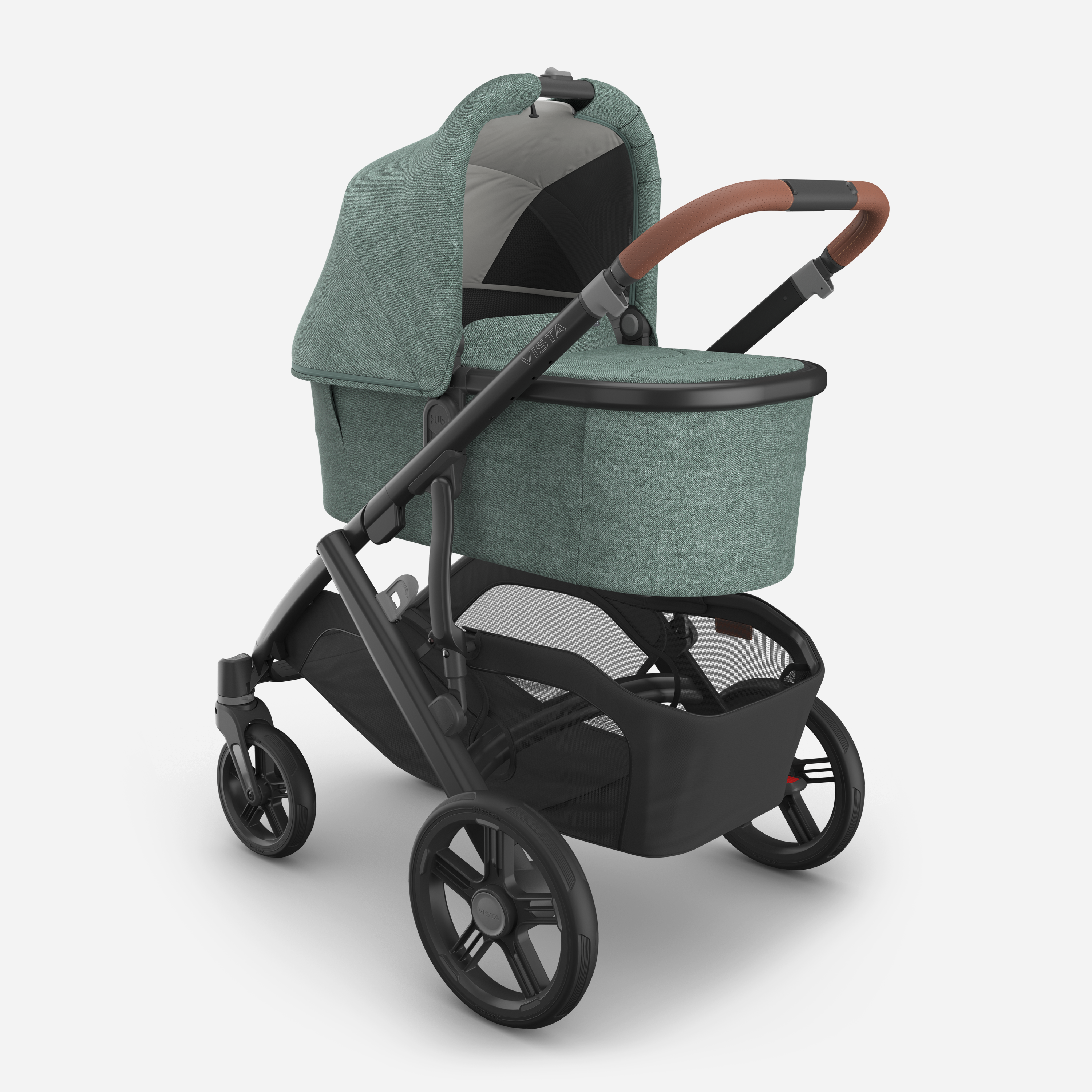 UPPAbaby VISTA V3 With Bassinet - Green Melange (Gwen) - UPPAbaby Australia #variant_gwen